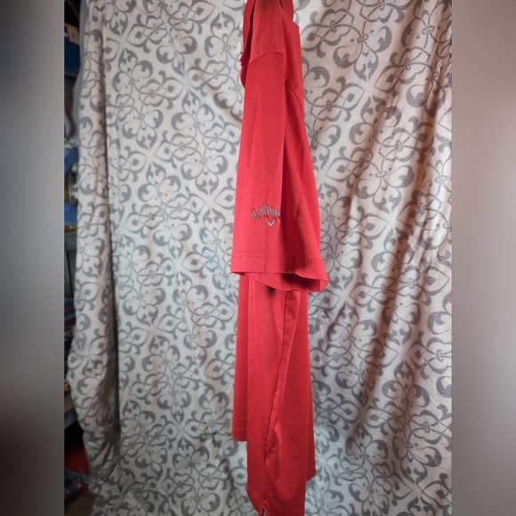 Callaway Golf Shirt - Men's Size XL - Red - Opti-Dri Golf - Polo - Short Sleeve - Picture 2 of 9